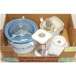 RIVAL CROCKPOT WITH MOULINEX JUICER AND OSTER