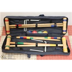 NEW CROQUET SET IN CARRYING BAG