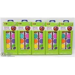 LOT OF 5 WATER COLOUR PAINT SETS