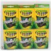 Image 1 : 6 BOXES OF CRAYOLA METALLIC FX CRAYONS