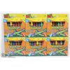 Image 1 : 6 BOXES OF KIDS KRAFT JUMBO CRAYONS