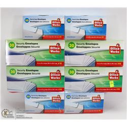 8 BOXES OF ENVELOPES