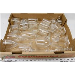 FLAT OF ASSORTED CRYSTAL