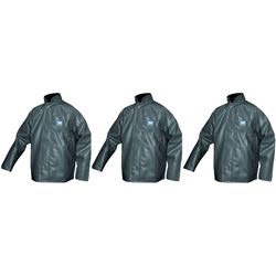 LOT OF 3 VIKING JOURNEYMAN RAIN JACKET (GREEN)