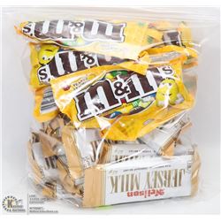BAG FULL OF JERSEY MILK & M&M CHOCOLATES