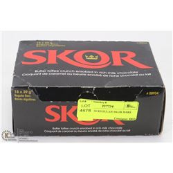 CASE OF 18 REGULAR SKOR BARS