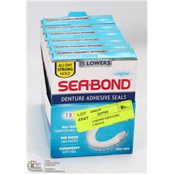 BOX OF SEABOND DENTURE ADHESIVE SEALS