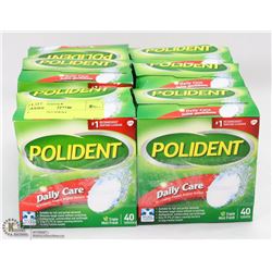 LOT OF 6 POLIDENT