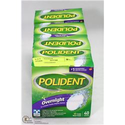 LOT OF 4 POLIDENT