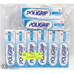 BAG OF 8 POLIGRIP GUM PROTECTION DENTURE ADHESIVE