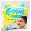 Image 1 : LOT OF 2 PAMPERS SWADDLERS SIZE 4 DIAPERS