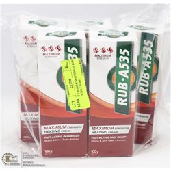 BAG OF 5 MAXIMUM STRENGTH RUB A535 MUSCLE RUBS