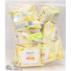 LARGE BAG OF JOHNSONS HAND AND FACE WIPES