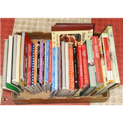 LARGE FLAT OF COOKBOOKS INCLUDING JAMIE OLIVER,