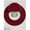 Image 2 : STERLING SILVER CUBIC ZIRCONIA RING SIZE 7.75
