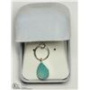Image 2 : STERLING SILVER CHALCEDONY PENDANT WITH STERLING