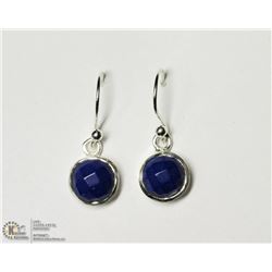 STERLING SILVER LAPIS EARRINGS