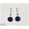 Image 1 : STERLING SILVER LAPIS EARRINGS