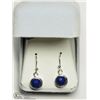 Image 2 : STERLING SILVER LAPIS EARRINGS