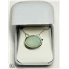 Image 2 : STERLING SILVER CHALCEDONY PENDANT WITH STERLING