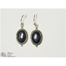 STERLING SILVER LAPIS EARRINGS