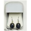 Image 2 : STERLING SILVER LAPIS EARRINGS