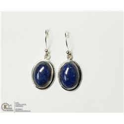STERLING SILVER LAPIS EARRINGS