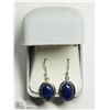 Image 2 : STERLING SILVER LAPIS EARRINGS