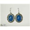 Image 1 : STERLING SILVER CHALCEDONY EARRINGS