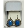 Image 2 : STERLING SILVER CHALCEDONY EARRINGS