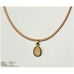 GOLD PLATED STERLING SILVER PENDANT WITH FASHION