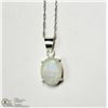 Image 1 : STERLING SILVER MOONSTONE PENDANT WITH STERLING