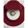 Image 2 : STERLING SILVER PEARL RING SIZE 6