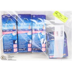 LOT OF ASSORTED HYDRASENSE BABY NASAL CARE