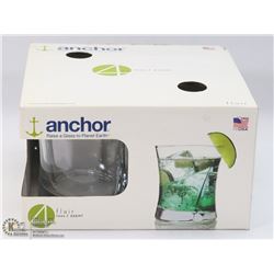4 NEW 12 Oz HI-BALL / SCOTCH GLASSES