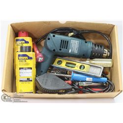 TOOL LOT - HEAT GUN, SOLDERING IRON & MORE