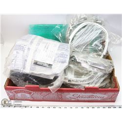 LARGE LOT OF GRINDING SHIELDS, HARD HAT