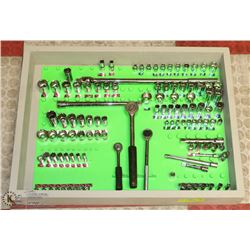 1/4, 3/8, 1/2" SOCKET SET