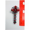 Image 1 : 16 - SILVER TONE & RED KEY DESIGN