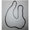 Image 1 : 6 - STAMPED 925 SILVER 24" CURB CHAIN