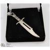 Image 1 : NEW HEAVY METAL MENS DAGGER NECKLACE CHAIN PENDANT