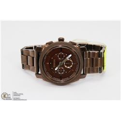 FOSSIL MACHINE CHRONOGRAPH BROWN DIAL MEN'S WATCH