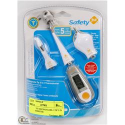 SAFETY 1ST EXCHANGEABLE TIP 3 IN 1 THERMOMETER