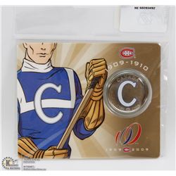 1909-2009 CANADIAN 50 CENT COLOURED COIN