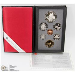 1990 CANADIAN DOUBLE DOLLAR PROOF SET WITH COA