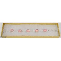 #102-AUSTRALIAN TRIPLE FIRE OPAL  BRACELET