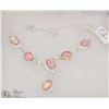 Image 1 : #101-AUSTRALIAN TRIPLE FIRE OPAL  NECKLACE