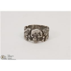 VINTAGE WWII NAZI SS TOTENKOPF RING