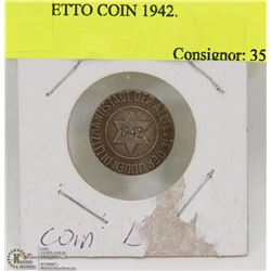 NAZI GHETTO COIN 1942.