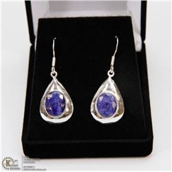 #22-NATURAL BLUE SAPPHIRE EARRINGS